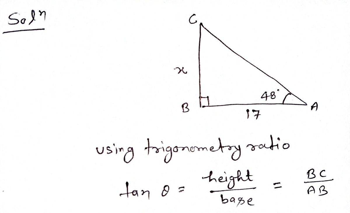 Trigonometry homework question answer, step 1, image 1